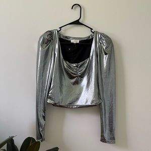 Torn by Ronny Kobo Selina Crop Top